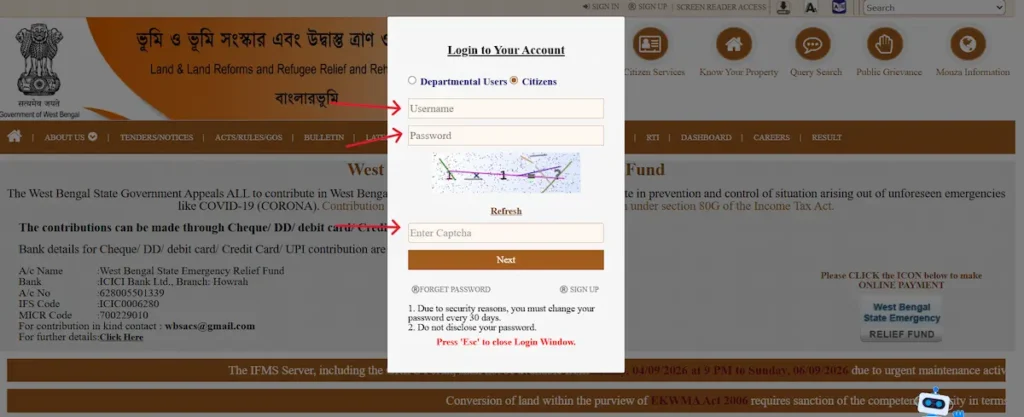 Enter Details and click next